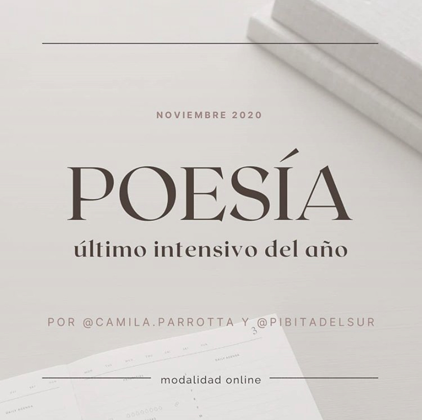 Taller intensivo de poesia con Camila Parrotta and Morena Ponce